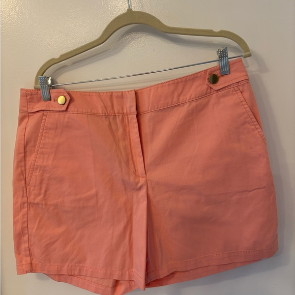 LOFT Coral High Waist Women's Shorts - Picture 1 of 6
